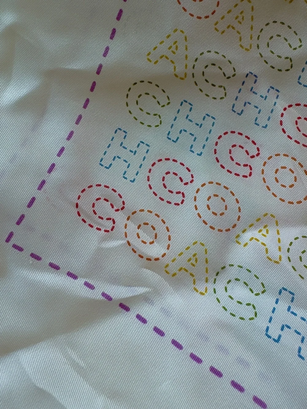 NWT 🌈 Coach Stitch Print Square Silk Bandana